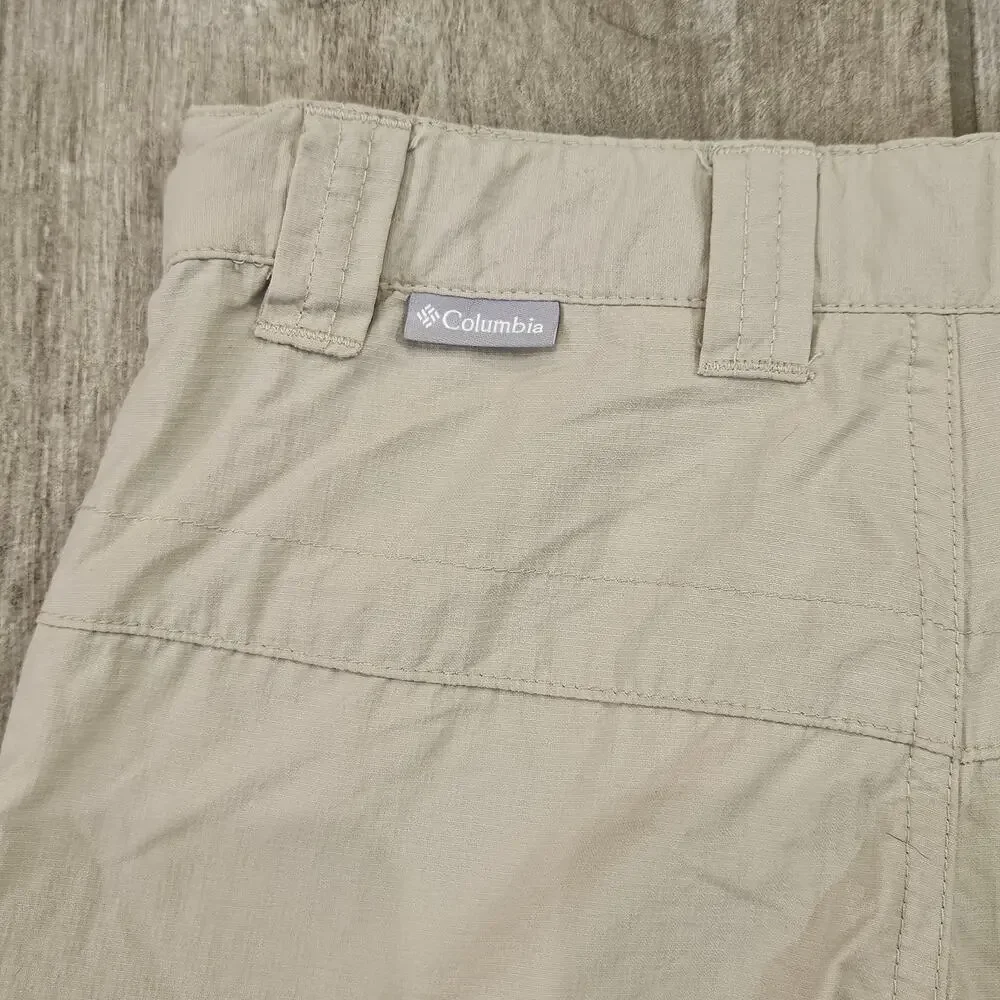 Columbia Cargo Shorts Boys Size‎ 4/5 Khaki Outdoor Utility Hiking Summer Basics